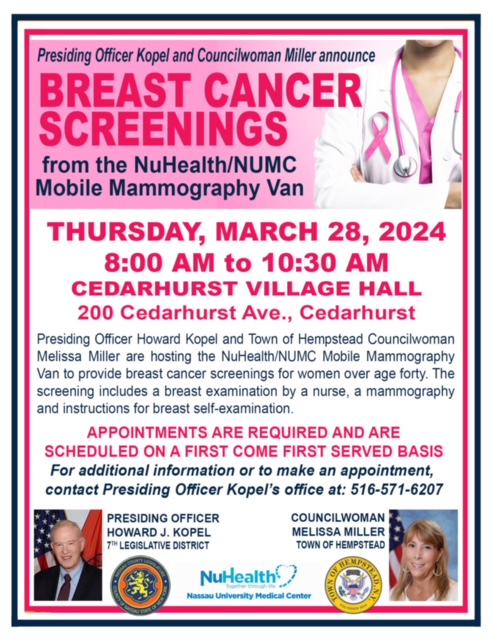 Breast Cancer Screening - Incorporated Village Of Cedarhurst